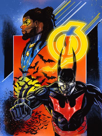 BATMAN STATIC BEYOND #1 (OF 6) CVR E DENYS COWAN CARD STOCK VAR (PRE-ORDER: 11/12/2025)
