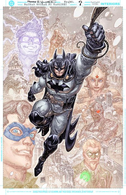 BATMAN GOTHAM BY GASLIGHT A LEAGUE FOR JUSTICE #5 (OF 6) CVR C FREDDIE E WILLIAMS II CARD STOCK VAR (PRE-ORDER: 11/12/2025)