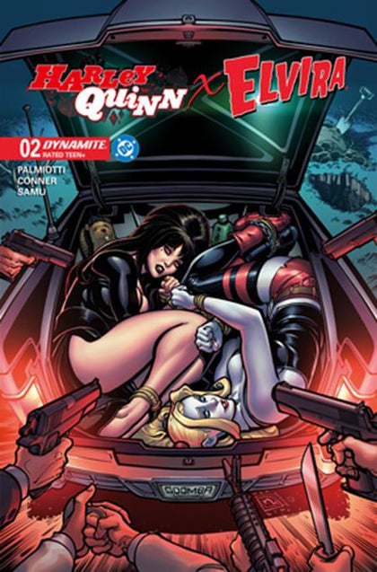 HARLEY QUINN X ELVIRA #2 CVR G CHAD HARDIN FOIL VAR (PRE-ORDER: 11/19/2025)