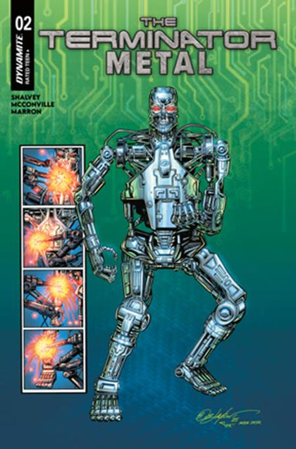TERMINATOR METAL #2 CVR B BOB LAYTON VAR (PRE-ORDER: 11/19/2025)