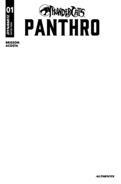 THUNDERCATS PANTHRO #1 CVR E BLANK AUTHENTIX VAR (PRE-ORDER: 11/26/2025)
