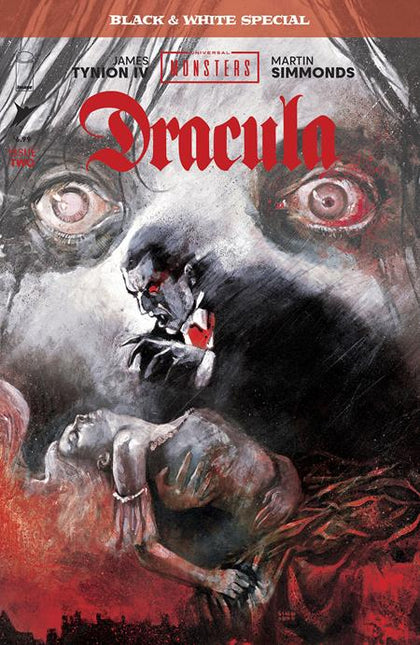 UNIVERSAL MONSTERS DRACULA BLACK & WHITE SPECIAL #2 (OF 2) CVR A MARTIN SIMMONDS (PRE-ORDER: 11/26/2025)