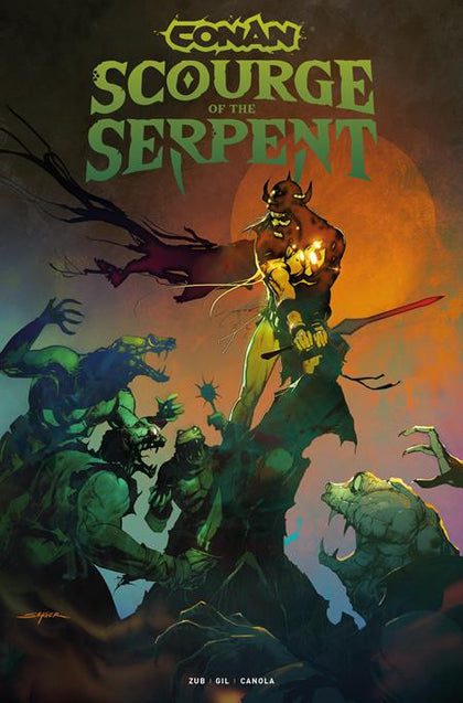 CONAN THE BARBARIAN SCOURGE OF THE SERPENT #3 (OF 4) CVR C STUART SAYGER VAR (PRE-ORDER: 11/26/2025)