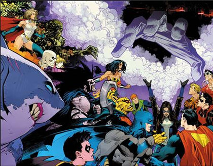 JUSTICE LEAGUE UNLIMITED #25 CVR A DAN MORA WRAPAROUND (PRE-ORDER: 11/25/2026)