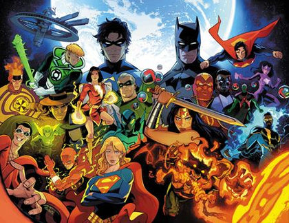 JUSTICE LEAGUE UNLIMITED #25 CVR I RAFAEL PEREZ WRAPAROUND CARD STOCK VAR (PRE-ORDER: 11/25/2026)