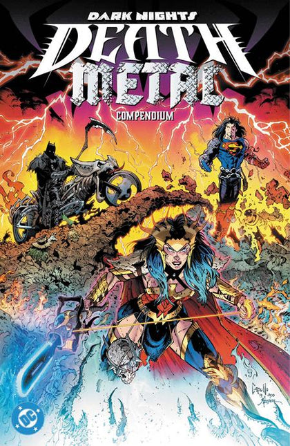DARK KNIGHTS DEATH METAL COMPENDIUM TP (PRE-ORDER: 01/05/2027)