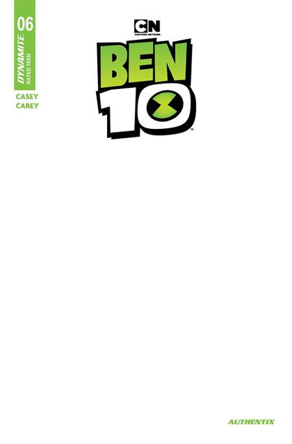 BEN 10 #6 CVR F BLANK AUTHENTIX VAR (PRE-ORDER: 11/04/2026)