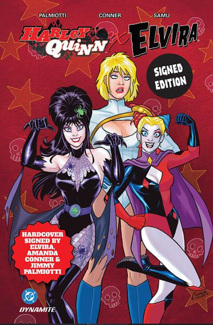 HARLEY QUINN X ELVIRA HC SIGNED BY ELVIRA (PRE-ORDER: 11/25/2026)