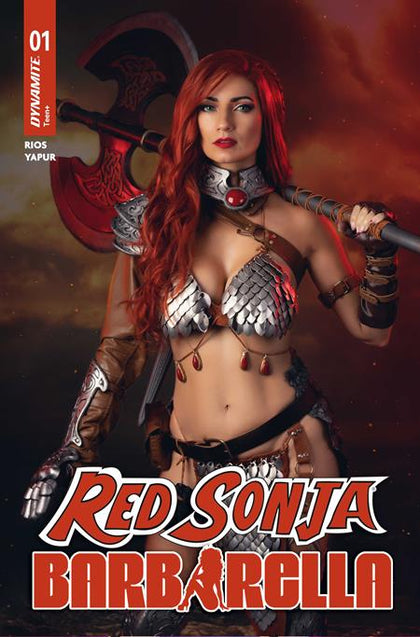 RED SONJA BARBARELLA #1 CVR D COSPLAY IVY RED SONJA VAR (PRE-ORDER: 11/04/2026)