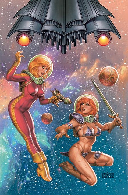 RED SONJA BARBARELLA #1 CVR G JOSEPH MICHAEL LINSNER FOIL VIRGIN VAR (PRE-ORDER: 11/04/2026)