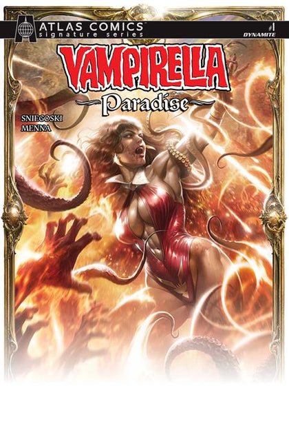 VAMPIRELLA PARADISE #1 CVR K FRANCESCO MATTINA ATLAS EDITION SIGNED BY THOMAS SNIEGOSKI VAR (PRE-ORDER: 12/02/2026)