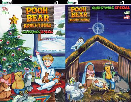 POOH BEAR ADVENTURES CHRISTMAS SPECIAL #1 (ONE SHOT) CVR D TESSA ROSE HOLOFOIL FLIP VAR (PRE-ORDER: 11/18/2026)