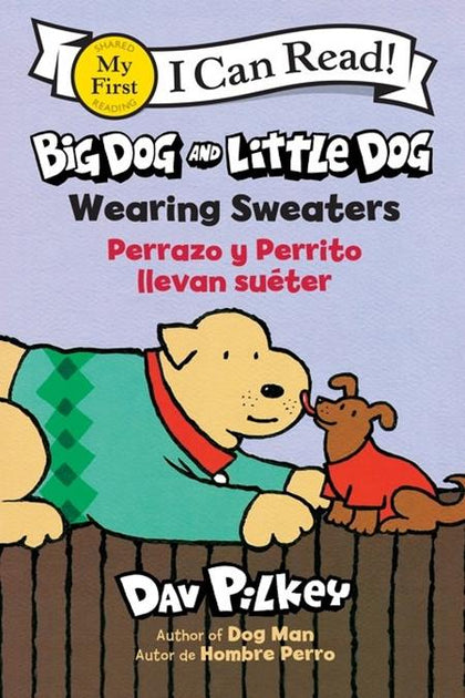 BIG DOG AND LITTLE DOG TP WEARING SWEATERS PERRAZO Y PERRITO LLEVAN SUETER (Bilingual Language Edition) (PRE-ORDER: 11/11/2026)