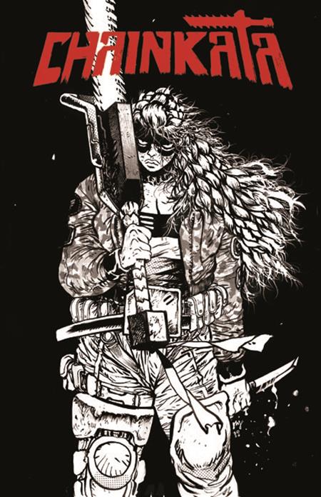 CHAINKATA #1 CVR B DANIEL WARREN JOHNSON B&W VAR (PRE-ORDER: 11/18/2026)