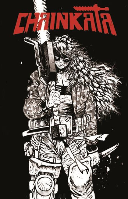 CHAINKATA #1 CVR B DANIEL WARREN JOHNSON B&W VAR (PRE-ORDER: 11/18/2026)