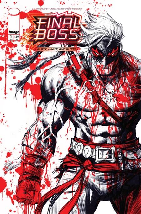 FINAL BOSS #1 BLACK WHITE AND BLOOD REPRINT CVR A TYLER KIRKHAM (PRE-ORDER: 11/25/2026)