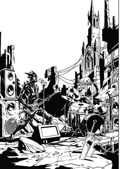 FIREBORN #6 CVR F EMMANUEL GERVASONI CARDSTOCK CONCERT B&W VAR (PRE-ORDER: 11/25/2026)