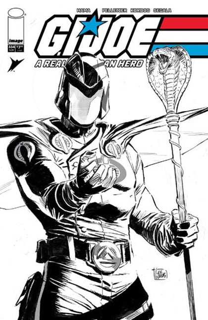 GI JOE A REAL AMERICAN HERO #334 CVR B LEE WEEKS B&W VAR (PRE-ORDER: 11/11/2026)