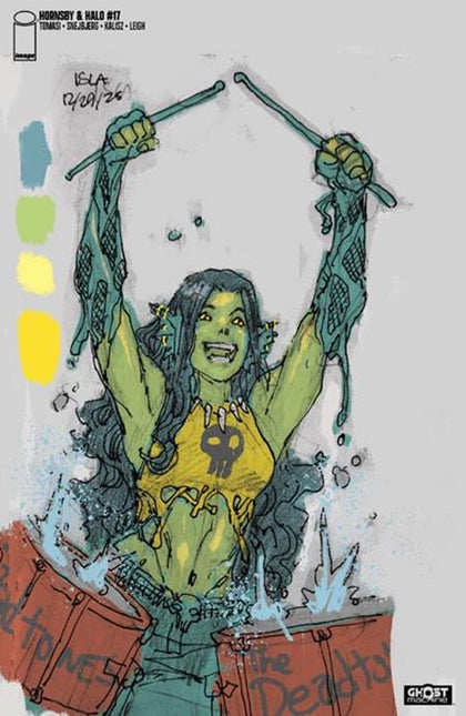 HORNSBY & HALO #17 CVR C FRANCIS MANAPUL DESIGN SKETCH VAR (PRE-ORDER: 11/18/2026)