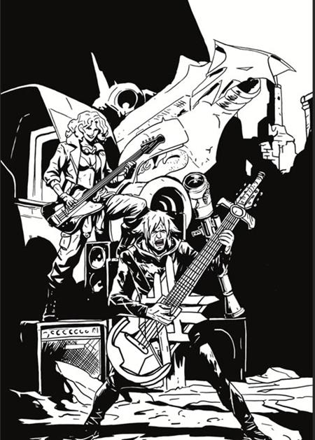 LOST FANTASY #14 CVR D EMMANUEL GERVASONI CARDSTOCK CONCERT B&W VAR (PRE-ORDER: 11/25/2026)