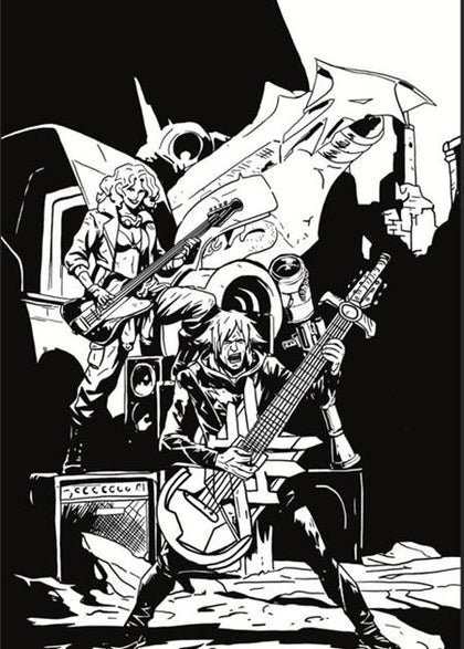 LOST FANTASY #14 CVR D EMMANUEL GERVASONI CARDSTOCK CONCERT B&W VAR (PRE-ORDER: 11/25/2026)