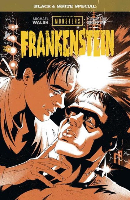 UNIVERSAL MONSTERS FRANKENSTEIN B&W SPECIAL #2 (OF 2) CVR B AL KAPLAN VAR (PRE-ORDER: 11/11/2026)