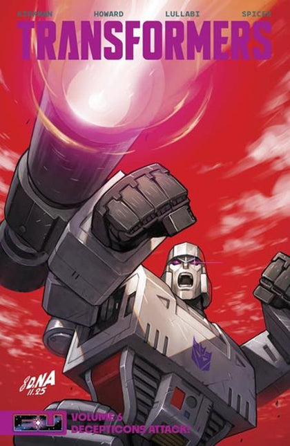 TRANSFORMERS TP VOL 06 DAVID NAKAYAMA CVR (PRE-ORDER: 11/11/2026)