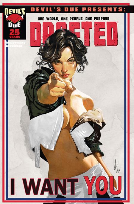DEVILS DUE PRESENTS DRAFTED #1 (ONE SHOT) CVR B JOEL H HERRERA VAR (PRE-ORDER: 11/18/2026)