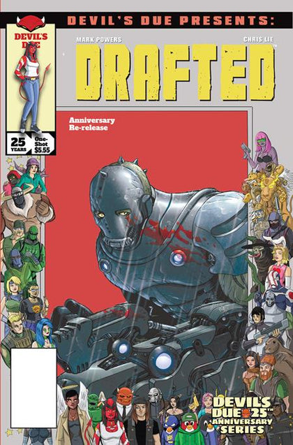 DEVILS DUE PRESENTS DRAFTED #1 (ONE SHOT) CVR D CHRIS LIE JOSH BLAYLOCK 25TH ANNIVERSARY HOMAGE VAR (PRE-ORDER: 11/18/2026)