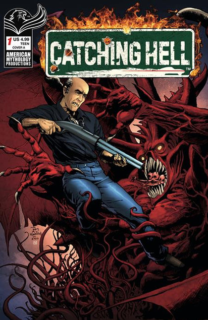 CATCHING HELL FEAT REGGIE BANNISTER #1 ROY ALLAN MARTINEZ SIGNED BY SA CHECK & JAMES KUHORIC VAR (PRE-ORDER: 11/04/2026)