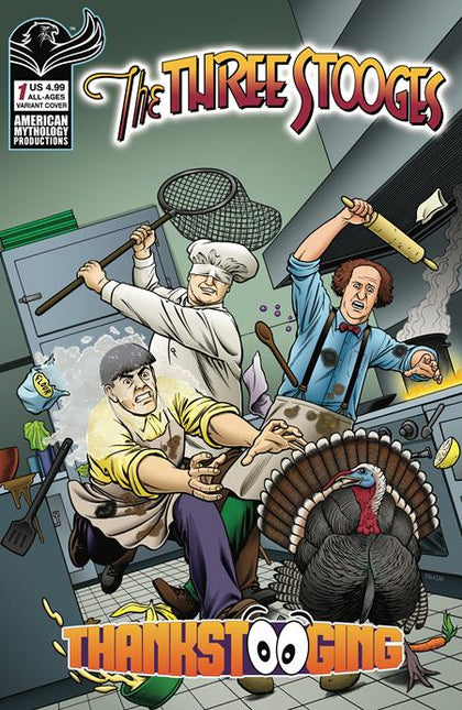 THREE STOOGES THANKSTOOGING #1 (ONE SHOT) CVR B FRAIM BROTHERS VAR (PRE-ORDER: 11/25/2026)