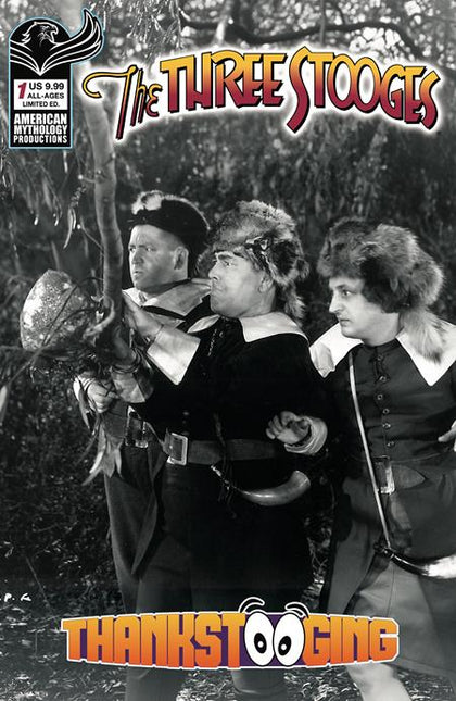 THREE STOOGES THANKSTOOGING #1 (ONE SHOT) CVR D LIMITED EDITION B&W PHOTO VAR (PRE-ORDER: 11/25/2026)
