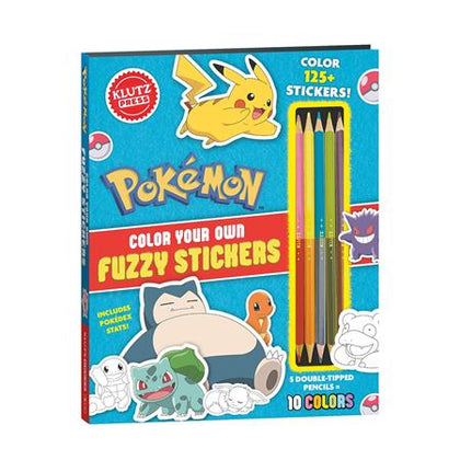 POKEMON COLOR YOUR OWN FUZZY STICKERS HC (PRE-ORDER: 11/18/2026)