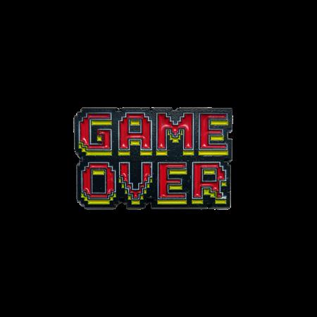 FP ORIGINAL GAMING GAME OVER ENAMEL PIN BADGE (PRE-ORDER: 12/16/2026)
