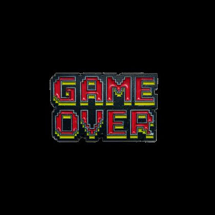 FP ORIGINAL GAMING GAME OVER ENAMEL PIN BADGE (PRE-ORDER: 12/16/2026)