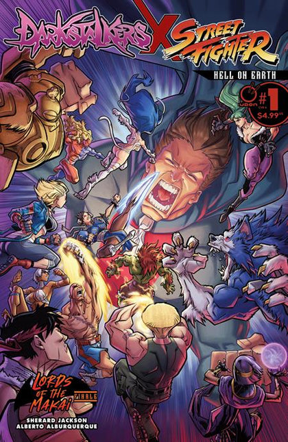 DARKSTALKERS X STREET FIGHTER HELL ON EARTH #1 (ONE SHOT) CVR A ALBERTO ALBURQUERQUE (PRE-ORDER: 11/04/2026)