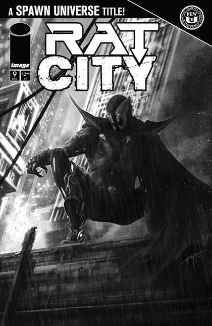 Spawn Rat City #9 CVR C Seth Adams B&W VAR (PRE-ORDER: 12/18/2024)