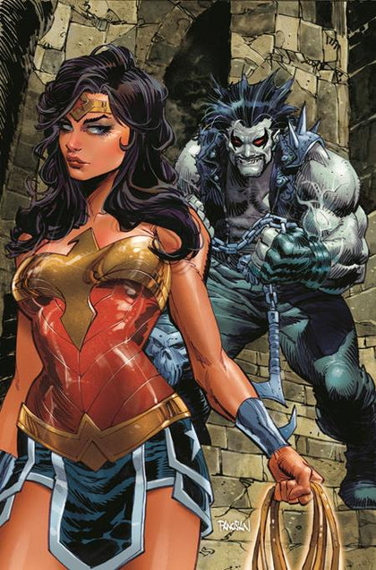 DC K.O. WONDER WOMAN VS LOBO #1 (ONE SHOT) CVR B DAN PANOSIAN CARD STOCK VAR (PRE-ORDER: 12/10/2025)