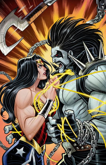 DC K.O. WONDER WOMAN VS LOBO #1 (ONE SHOT) CVR D ELIZABETH TORQUE CARD STOCK VAR (PRE-ORDER: 12/10/2025)
