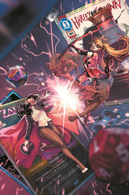 DC K.O. HARLEY QUINN VS ZATANNA #1 (ONE SHOT) CVR C JAMAL CAMPBELL CARD STOCK VAR (PRE-ORDER: 12/17/2025)
