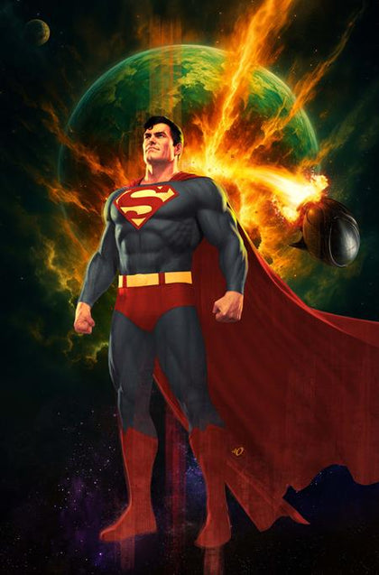 SUPERMAN UNLIMITED #8 CVR D ARIEL OLIVETTI CARD STOCK VAR (PRE-ORDER: 12/17/2025)