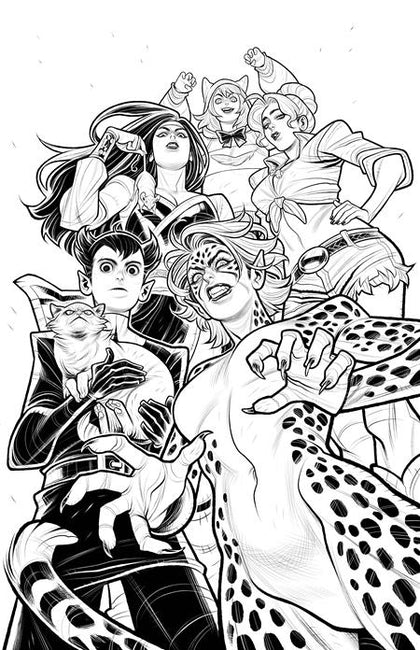 CHEETAH AND CHESHIRE ROB THE JUSTICE LEAGUE #5 (OF 6) CVR C ELIZABETH TORQUE CARD STOCK VAR (PRE-ORDER: 12/03/2025)