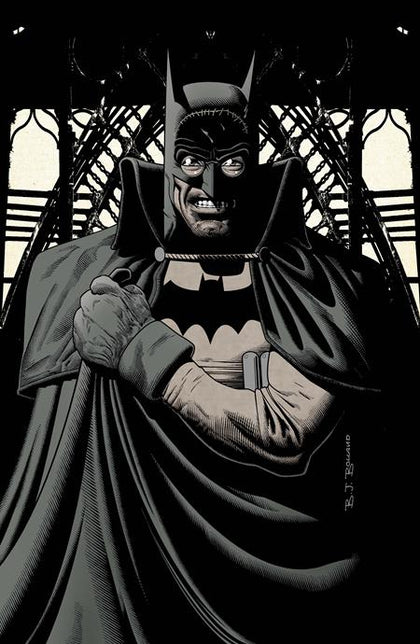 BATMAN GOTHAM BY GASLIGHT A LEAGUE FOR JUSTICE #6 (OF 6) CVR B BRIAN BOLLAND CARD STOCK VAR (PRE-ORDER: 12/10/2025)