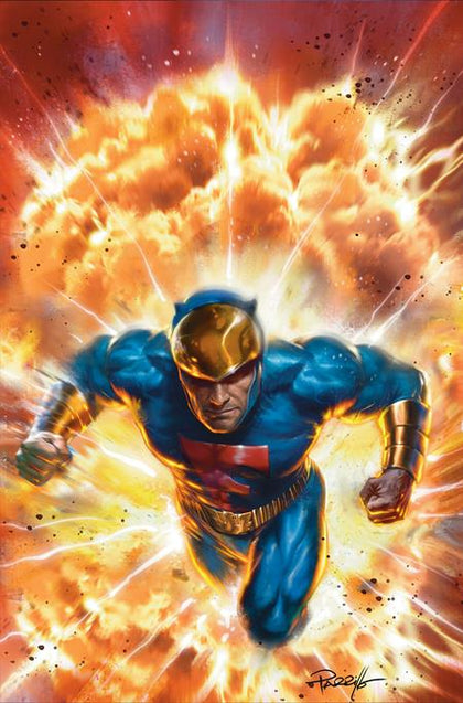 BLUE FALCON & DYNOMUTT #4 CVR E LUCIO PARRILLO METAL VIRGIN VAR (PRE-ORDER: 12/17/2025)