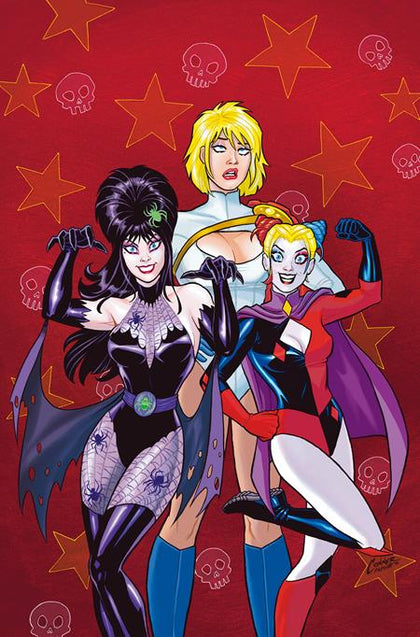 HARLEY QUINN X ELVIRA #3 CVR F AMANDA CONNER RED LTD VIRGIN VAR (PRE-ORDER: 12/24/2025)