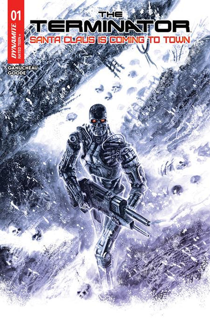 TERMINATOR SANTA CLAUS IS COMING TO TOWN #1 (ONE SHOT) CVR B FRANCESCO BIAGINI VAR (PRE-ORDER: 12/03/2025)