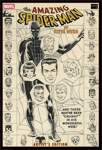 AMAZING SPIDER MAN BY STEVE DITKO ARTISTS EDITION HC DIRECT MARKET EXCLUSIVE WEB CVR (PRE-ORDER: 05/06/2026)