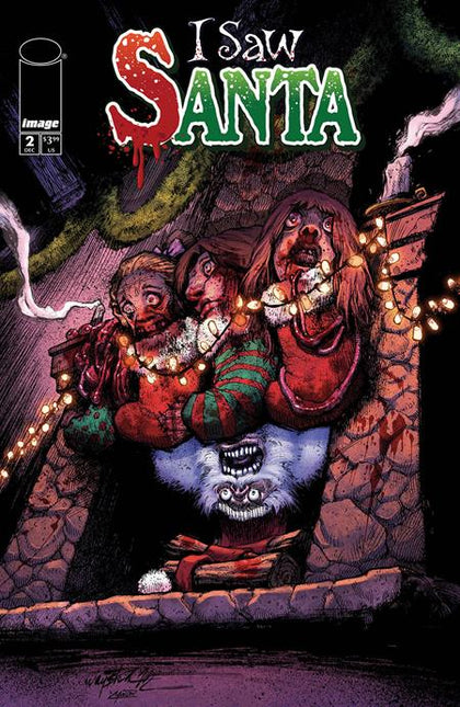 I SAW SANTA A SPAWN UNIVERSE CHRISTMAS STORY #2 (OF 2) CVR B JONATHAN WAYSHAK VAR (PRE-ORDER: 12/24/2025)