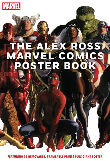 ALEX ROSS MARVEL COMICS POSTER BOOK TP (PRE-ORDER: 12/02/2026)