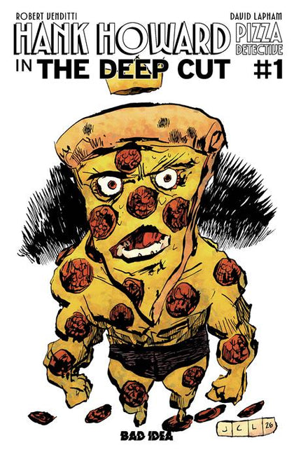 HANK HOWARD PIZZA DETECTIVE THE DEEP CUT #1 (ONE SHOT) CVR C PIZZA BY JESSE LONERGAN VAR (PRE-ORDER: 12/02/2026)